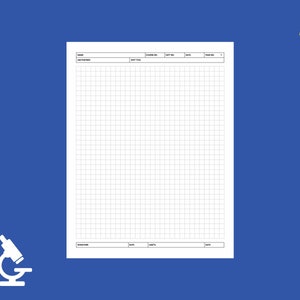 Laboratory Notebook 100 Pages Digital Goodnote Science Gift Lab Book ...