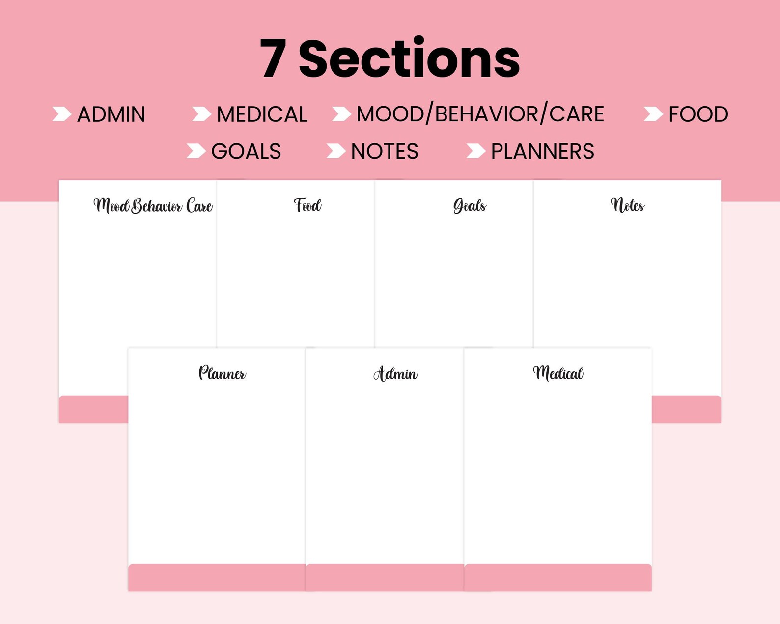 Printable Autism Planner Autism Carer Binder Autistic Child Planner Ads