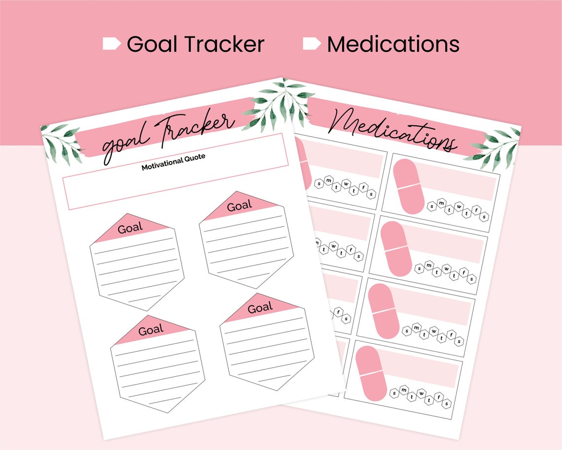 Printable Bariatric Planner, Gastric Sleeve Tracker, Bariatric Surgery ...