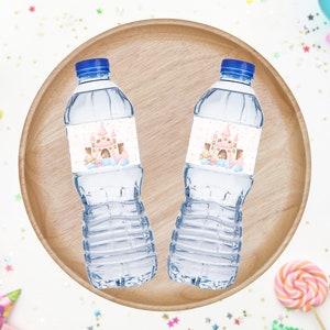 Prinzessin Geburtstag Flaschenverpackung, Prinzessin Geburtstagseinladung, Prinzessin Party, Geburtstagsparty, Mädchen Geburtstag, Instant Download, pr04