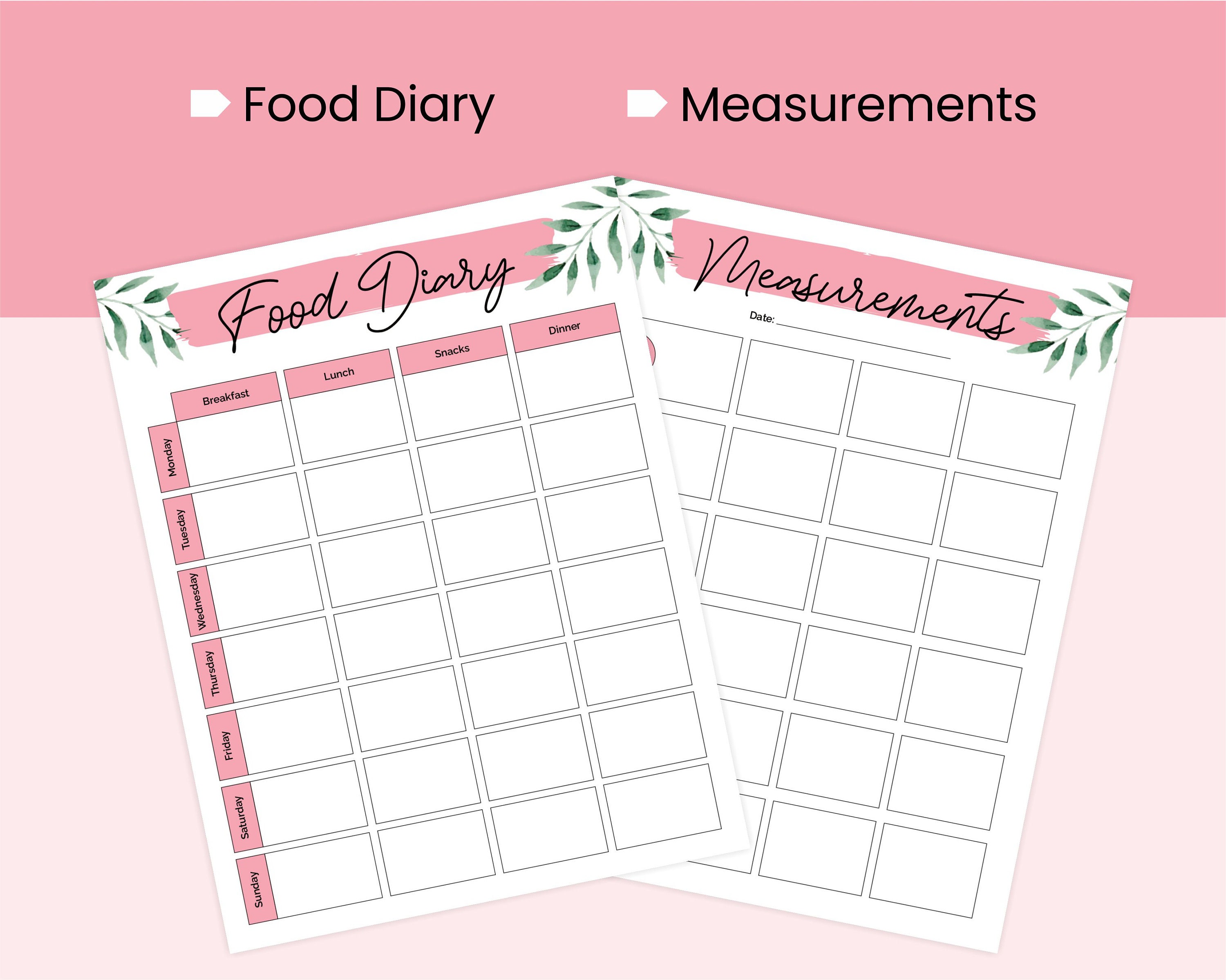 Printable Bariatric Planner, Gastric Sleeve Tracker, Bariatric Surgery ...