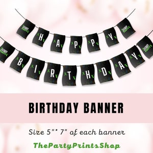 Happy Birthday Banner Trampoline Park Birthday Invitation, Trampoline Party, Jump Birthday Party Invitation, Jumping Party, Editable