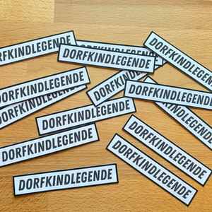 Dorfkindlegende Aufkleber Dorfkinder sind die besten Aufkleber Dorfkind Aufkleber Dorfleben Aufkleber Landleben Aufkleber - Matte Finish