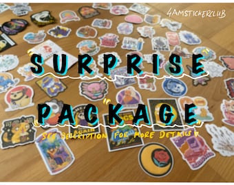 Mystery Sticker Pack: Vinyl & Paper Stickers Surprise Deal