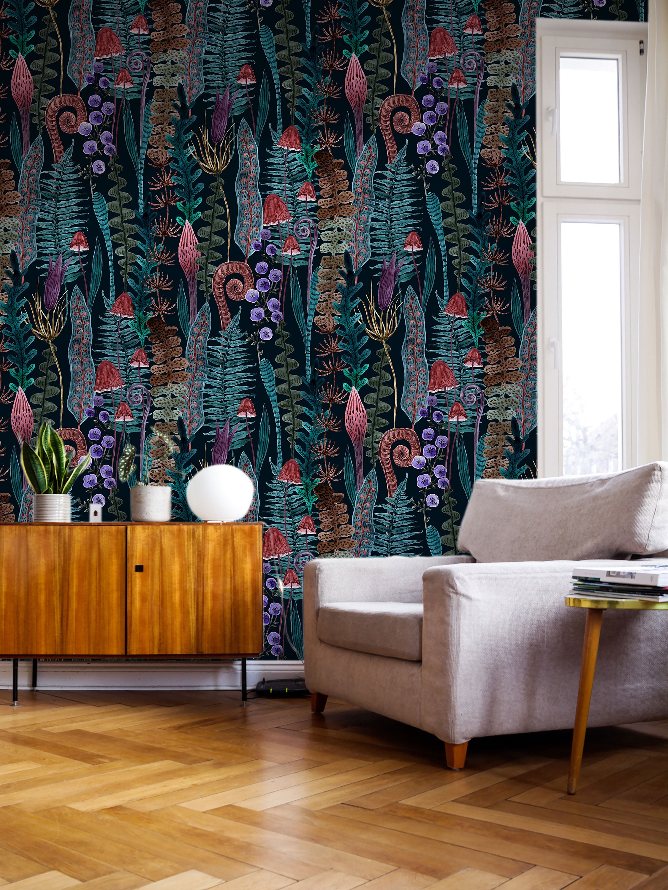 Abstract Under the Sea Peel and Stick Wallpaper Removable Etsy UK
