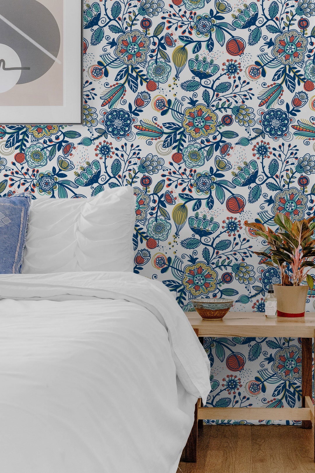 Fantasy Plants Peel and Stick Wallpaper Removable - Etsy UK