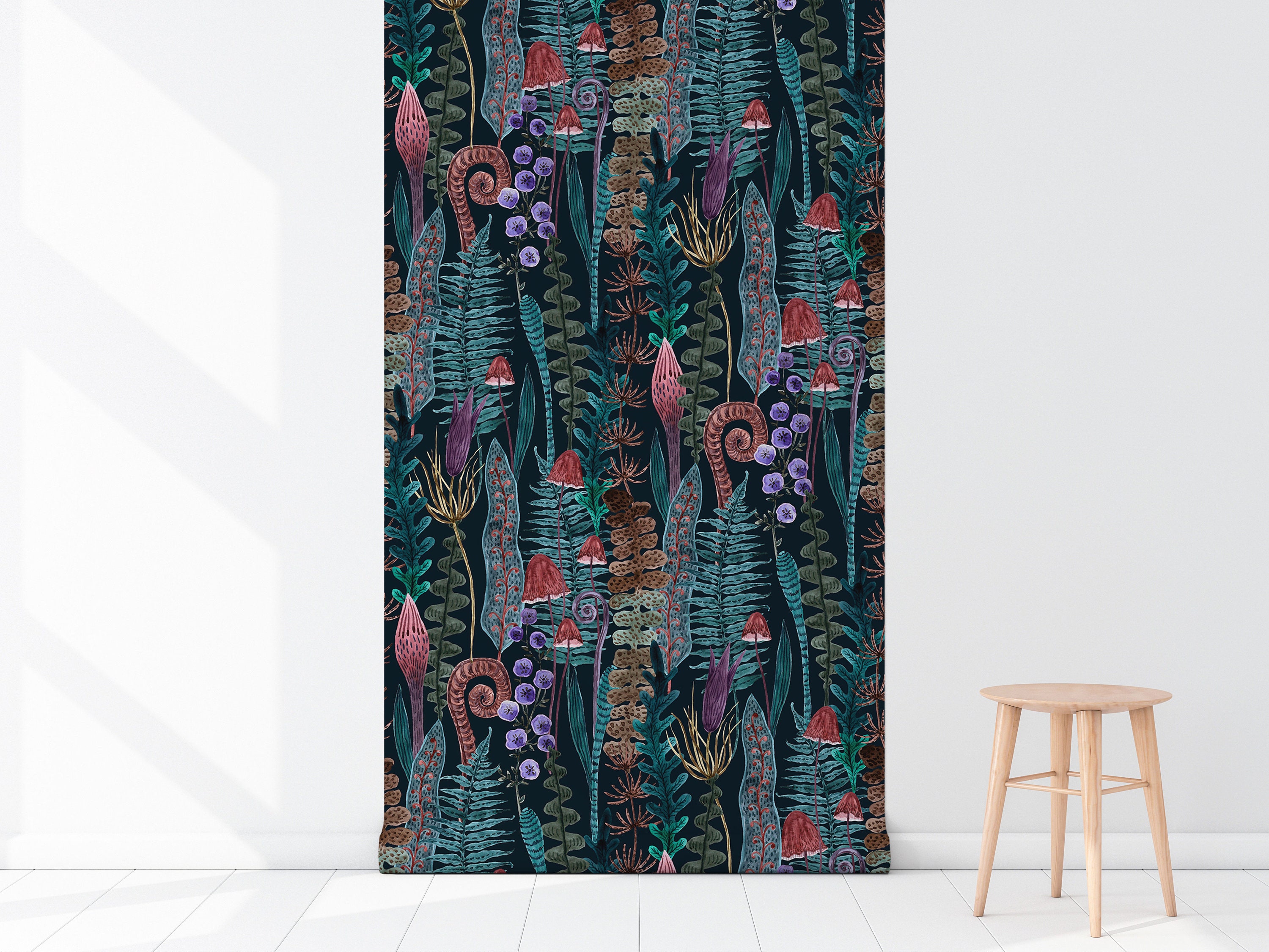 Abstract Under the Sea Peel and Stick Wallpaper Removable Etsy UK