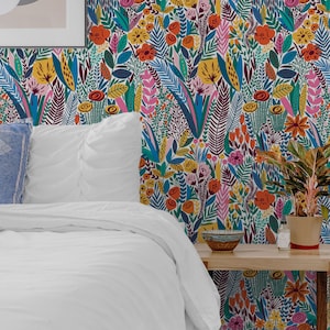 Vibrant Peel and Stick Wallpaper | Floral & Scandinavian Designs for Easy Home Update