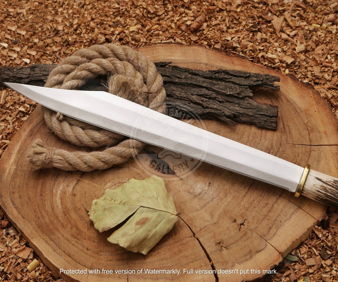 The Northman Seax Knife Replica Handmade 440c Stainless Steel Etsy