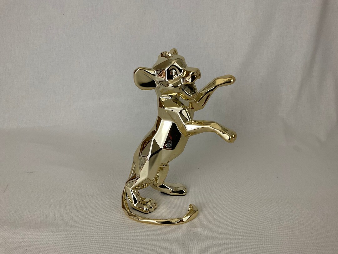 Figurine Simba Blanc - Richard Orlinski - Édition Limitée - Disney - Neuf