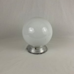 vintage 1930s white glass ceiling light shabby chic vintage