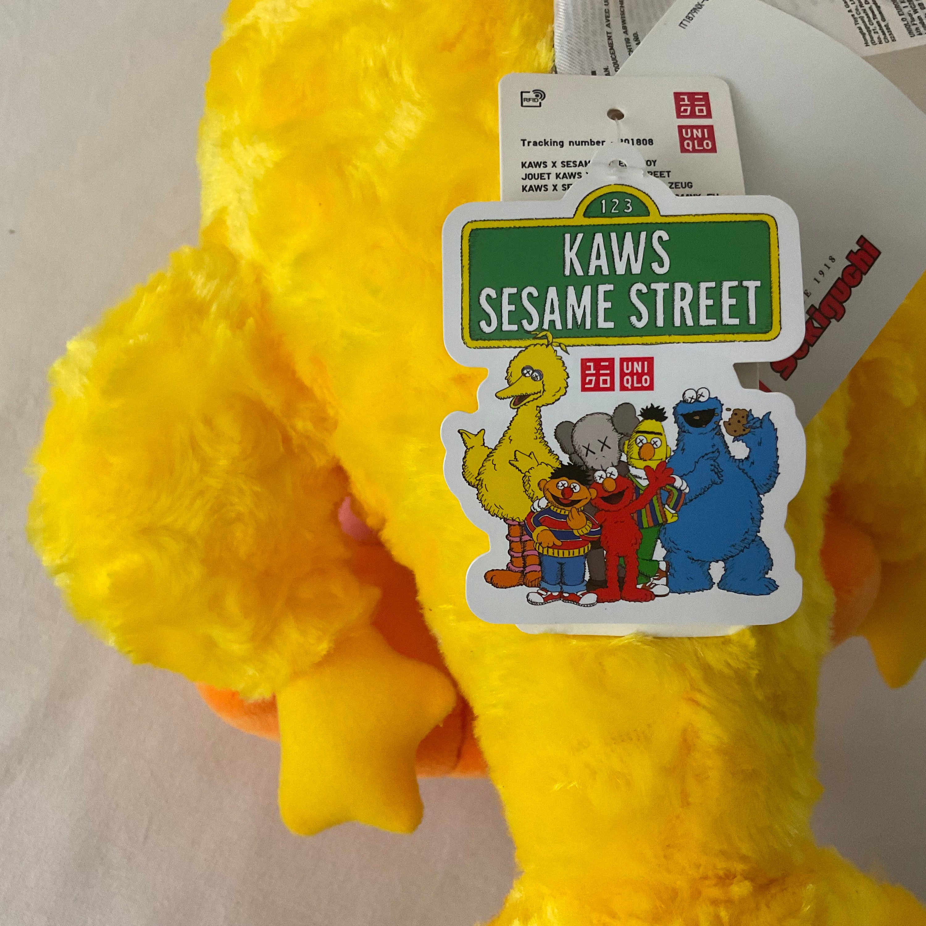 Plush Big Bird Kaws Sesame Street UNIQLO - Etsy Plush Big Bird Kaws Sesame Street UNIQLO - Etsy