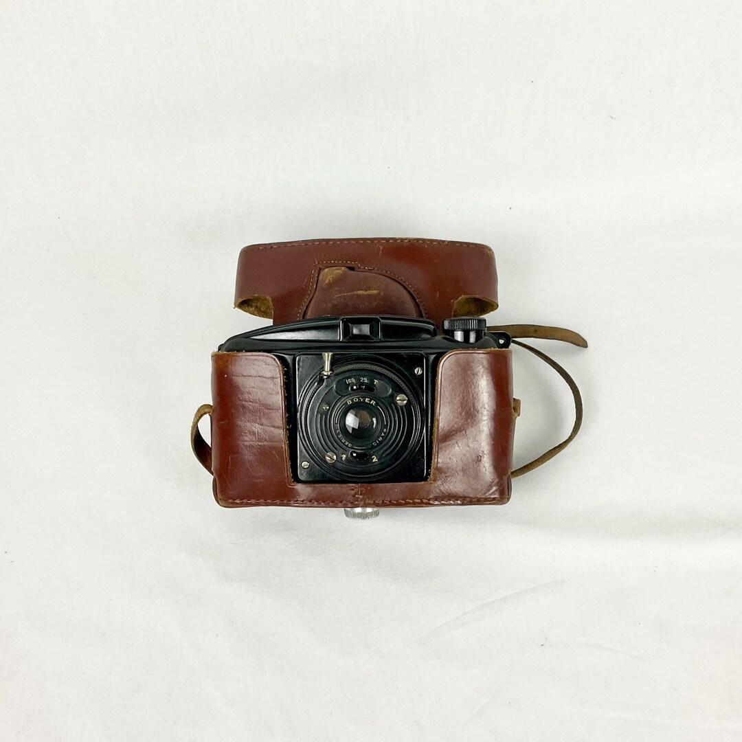 Appareil Photo Argentique Photox Boyer Paris Série VIII, 6x8, Avec étui, état Fonctionnel