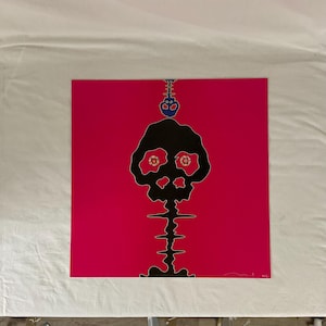Takashi Murakami Time Bokan - Pink (2006) lithograph by Takashi Murakami hand signed and numbered by the artist