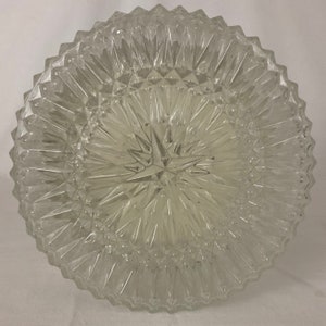 Pressed glass wall light accent light vintage old French antique French artisanal work