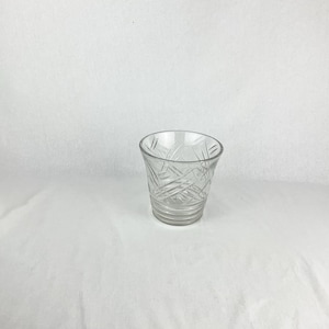 Very beautiful Baccarat style vase daum muller unsigned hand cut made in France vintage art deco french antique shabby chic boho