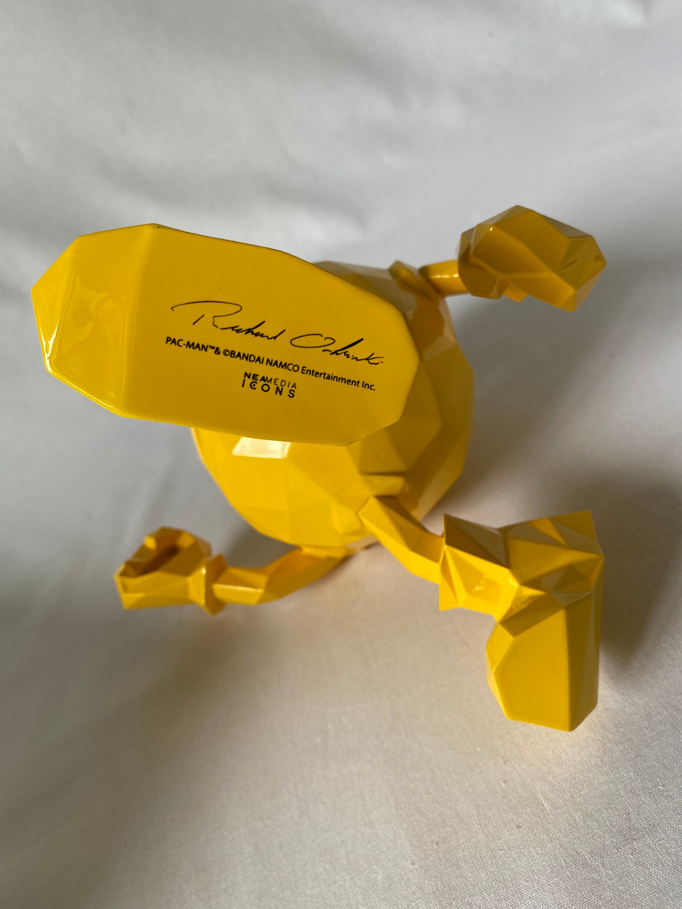 Figurine Pac-Man X Richard Orlinski – Résine Jaune, édition 2020, Occasion