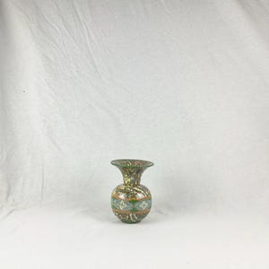 Vase signed Jean Gerbino in Vallauris ceramic handmade vintage shabby chic vintage French antique