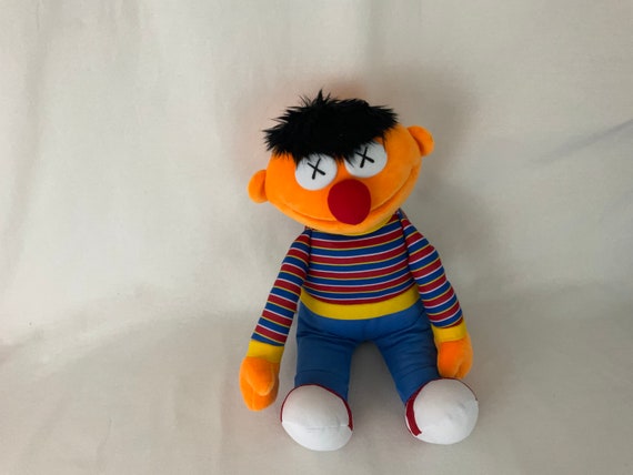 Plush Ernie Kaws Sesame Street UNIQLO - Etsy