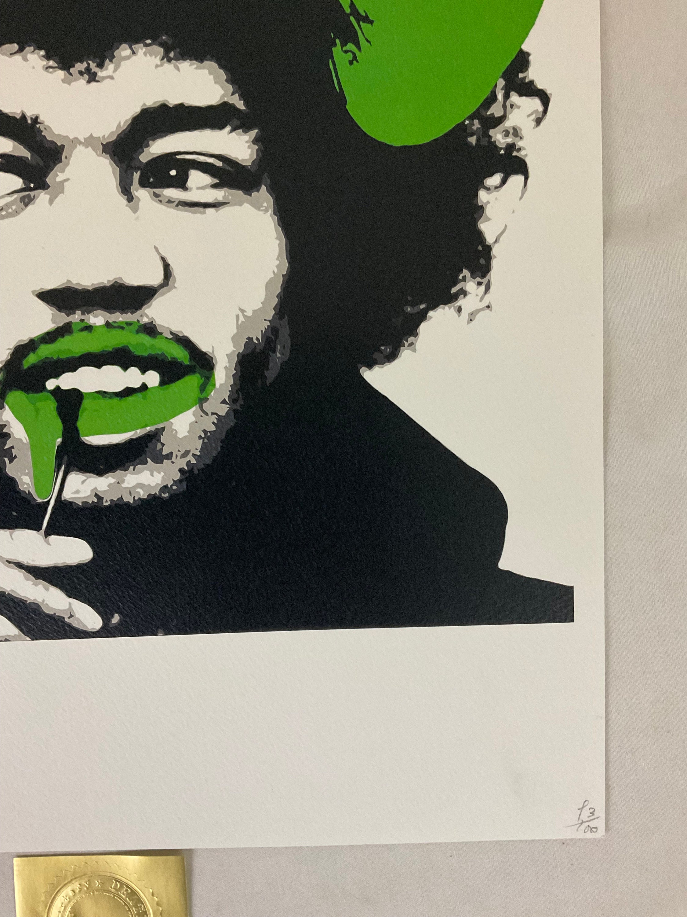 Death NYC Death Green Jimi, 2019 Signed and Numbered in