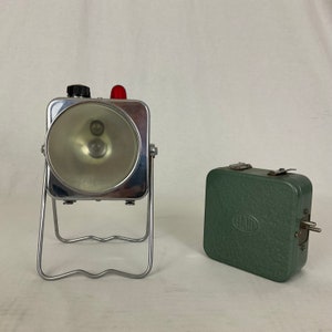 Perpetual lamp old ELAUL construction site lamp 1960s vintage industrial deco frenc antique