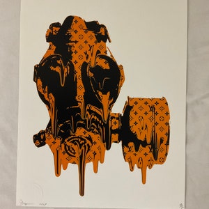 Death NYC Death mask 2019 AP artist proof hand signed artist proof