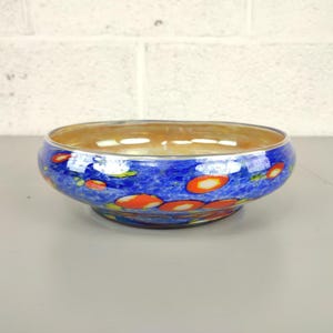 Antique 1930&#39;s Kralik millefiori iridescent glass vase