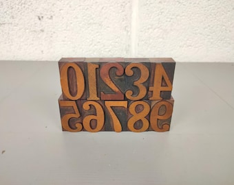 Antique wooden printing letters / printing letters Delittle York