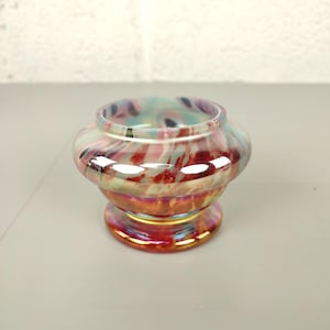 Antique 1930's Kralik iridescent glass vase