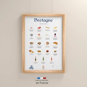 Poster of the terroir - Brittany