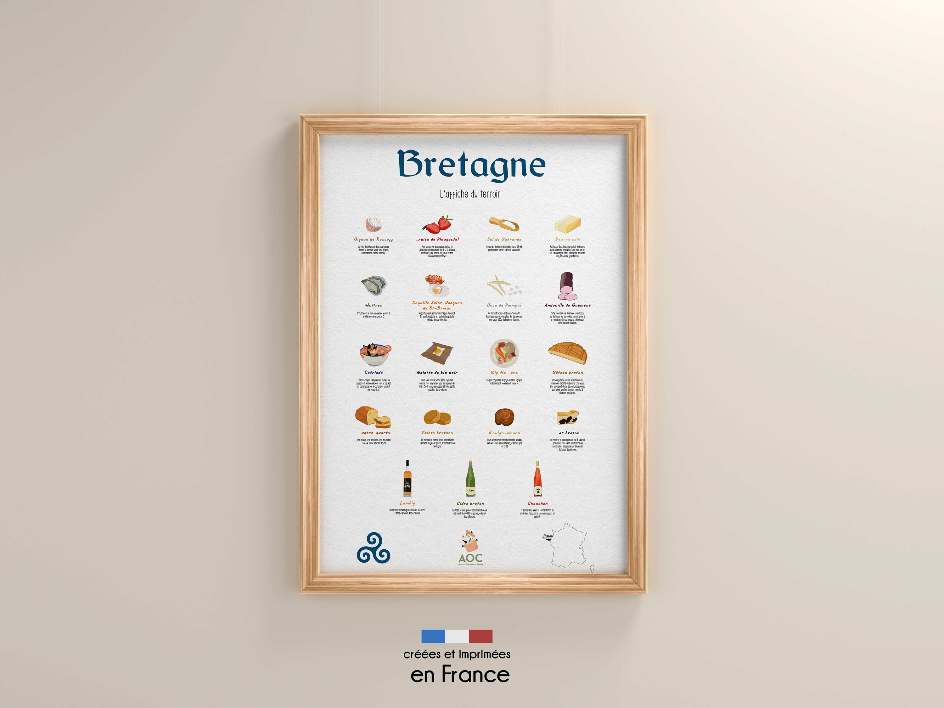 Affiche Du Terroir - Bretagne