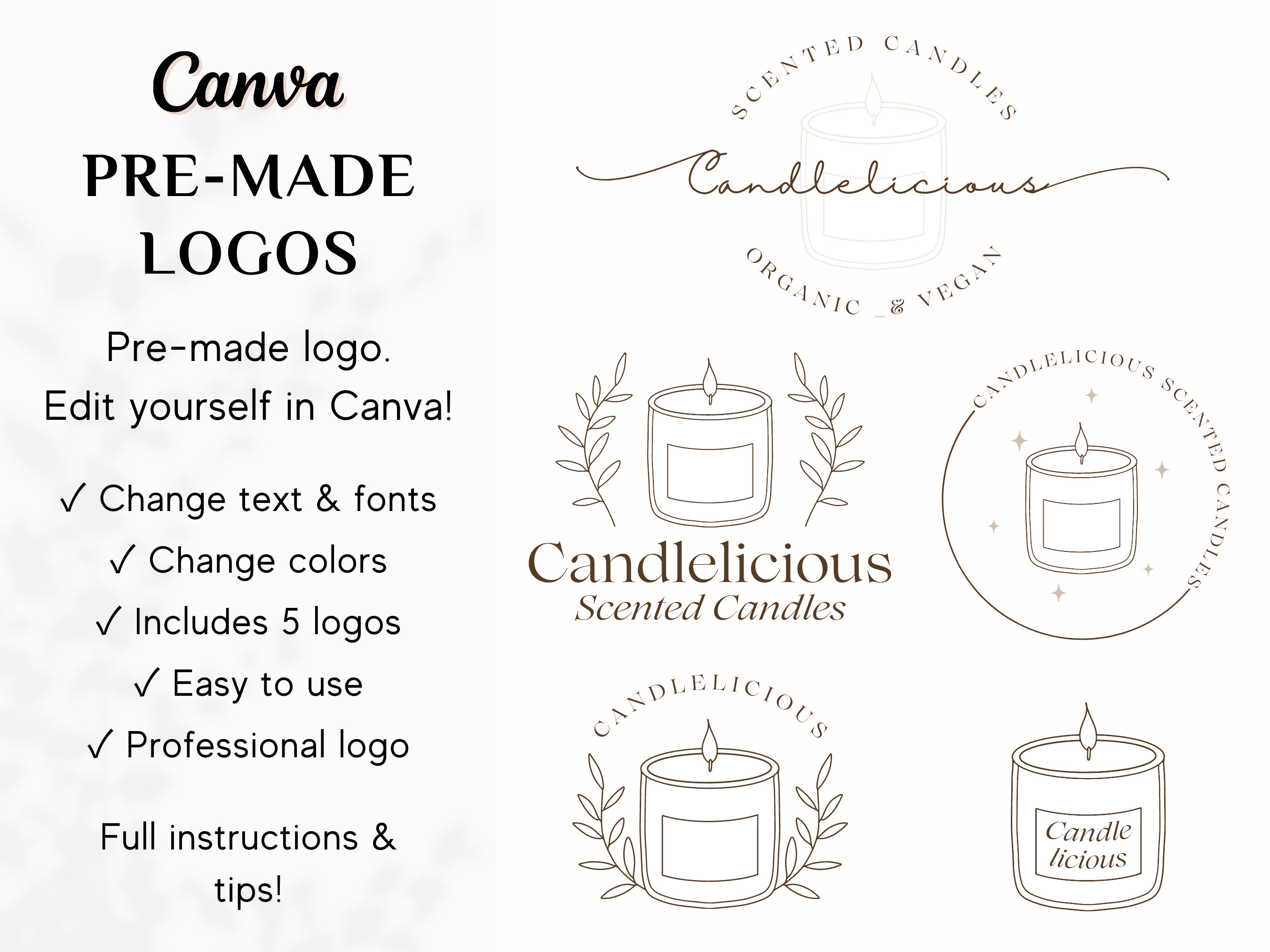 Scented Candle Logo