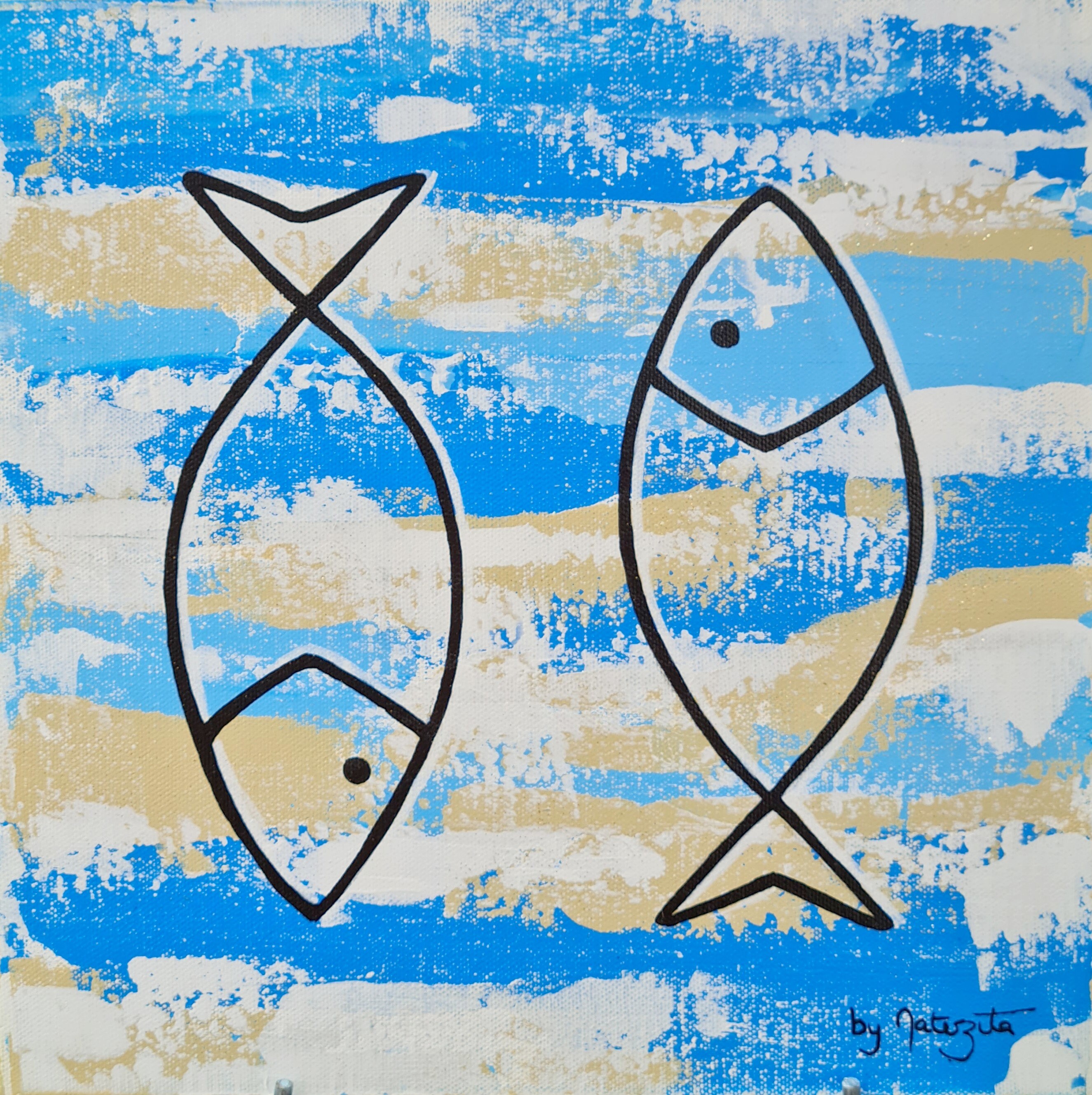 Tableau Picto Grand Poissons