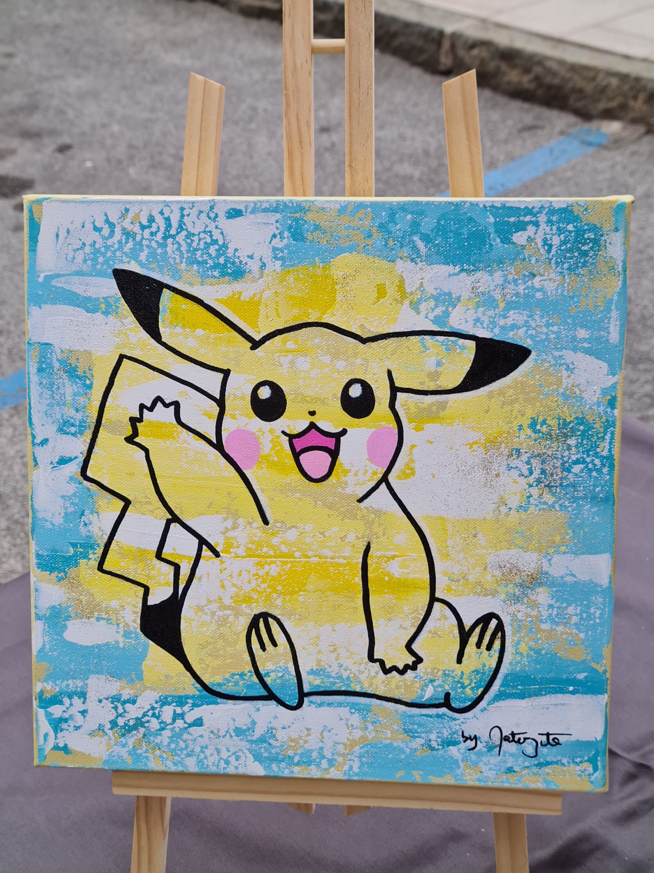 Tableau Picto Grand Pikachu