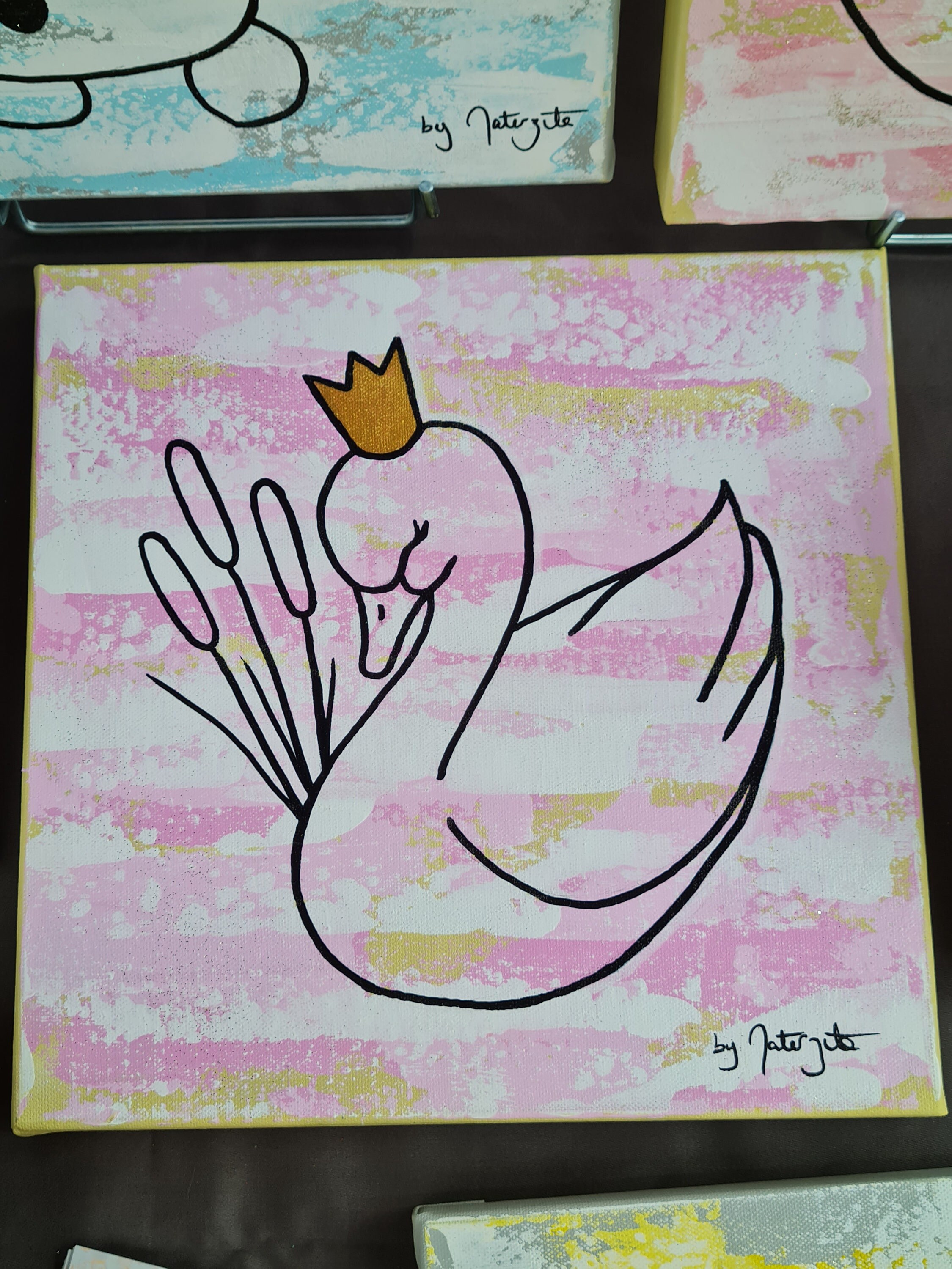 Tableau Picto Grand Cygne