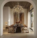 Branch and Root Chandelier: Metal Hanging Light Fixture