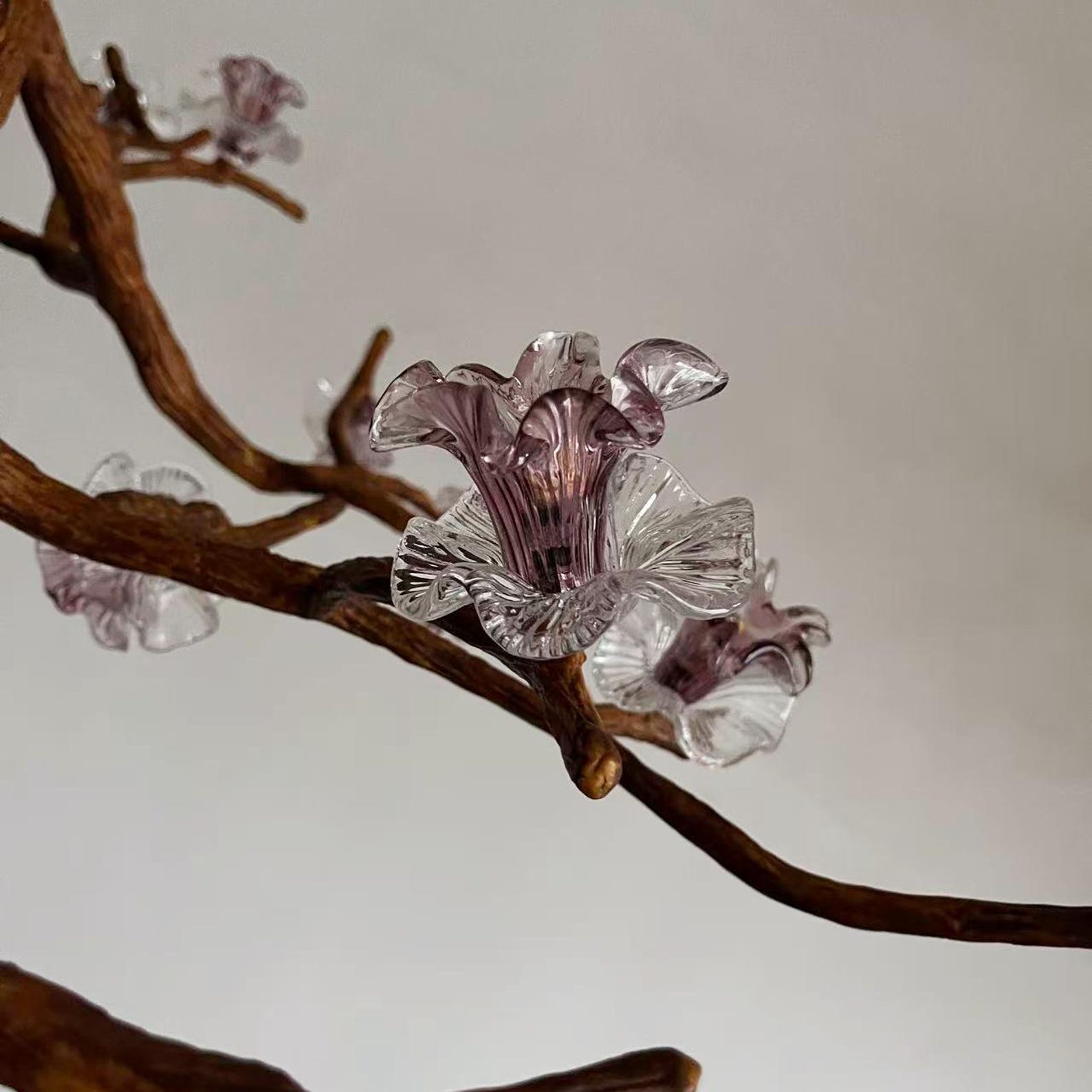 Nordic Tree Branch Chandelier - Purple