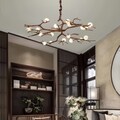 Nordic Tree Branch Chandelier Plum Blossom Pendent Lights Home Art Deco