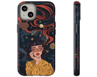 Girl in Space iPhone Tough Case