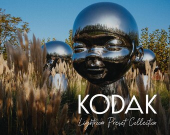 12 Kodak Inspired Lightroom Presets - Classic Warm Film Tones for Nostalgic Photo. Lightroom Desktop and Mobile. Instant Download.
