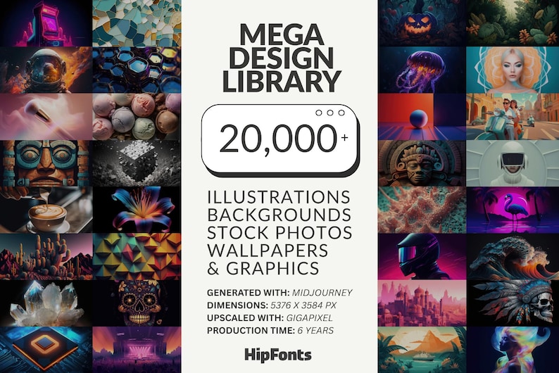 Mega Design Library High-Quality Stock Photos and Graphics Bundle for Designers Bloggers POD Friendly Canva Procreate Instant Download image 1