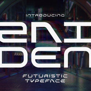 Zaiden - Futuristische Tech-Schrift, moderne Schrift, futuristische Schrift, Esport-Schrift, Coole Schrift, Tech-Schrift, Technologie-Schrift, minimalistische Schrift, Sport-Schrift