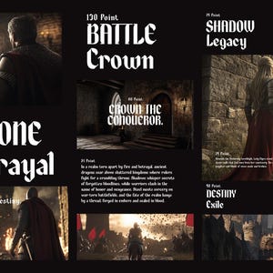 Dragonhelm - Medieval Fantasy Font | Elegant Gothic Typeface for Movies ...