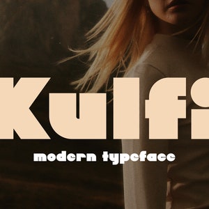 Kulfi - Jolly Font | Display Font, Quirky Font, Thick Font, Bold Font, Adorable Font, Canva Font, Procreate Font, Cricut Font