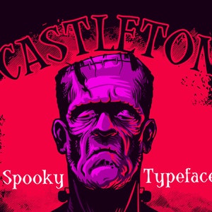 Castleton - Scary Font | Scary Alphabet | Horror Font | Horror Font Clipart | Hallowen Font | Terror Font