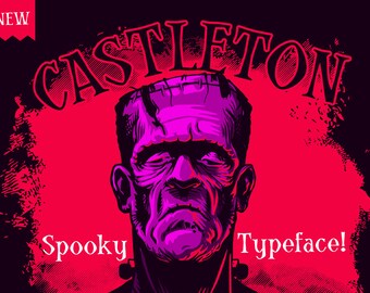 Castleton - Scary Font | Scary Alphabet | Horror Font | Horror Font Clipart | Hallowen Font | Terror Font