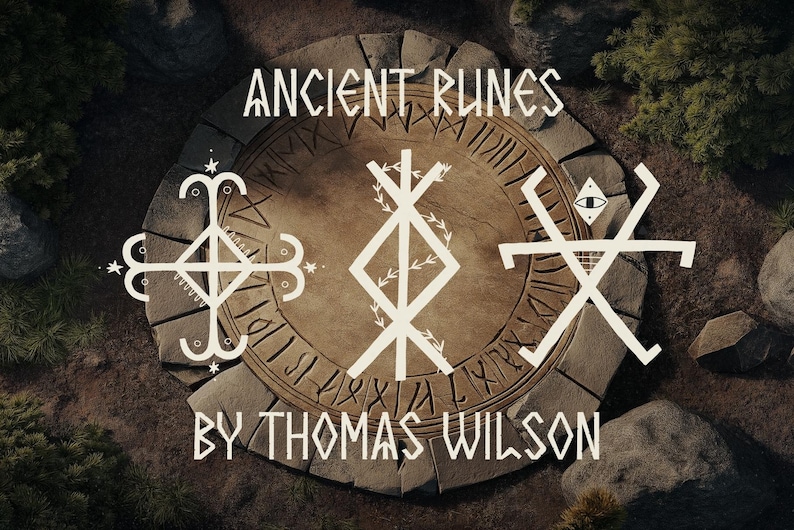 Nordic Omen Font – Viking Rune Typeface for Norse Logos, Apparel ...
