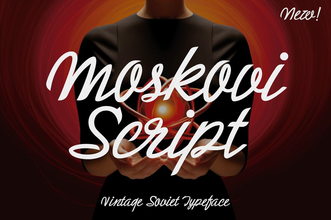 Vintage Soviet Script Font | Propoganda Font, Poster Font, Nostalgic ...