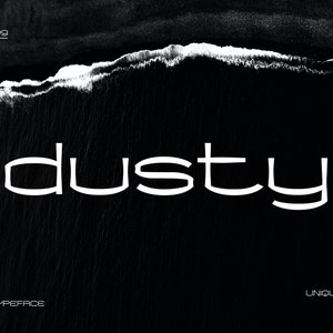 Dusty - Sleek Modern Font | Minimal font, elegant font, unique font, experimental font, procreate font, cricut font, procreate font,