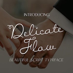 Delicate Flow - Signature Script Typeface